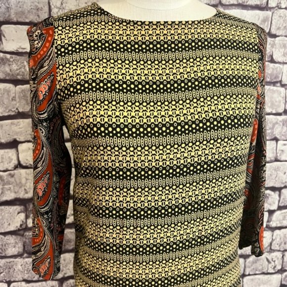 THML 3/4 Sleeve Crew Neck Dress Size Small - Picture 2 of 11